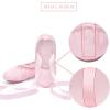 imageStelle Ballet Shoes for Girls SatinRibbons Ballet Slippers Dance ShoesToddlerLittleBig KidsPink