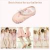 imageStelle Ballet Shoes for Girls Toddler Ballet Slippers Soft Leather Boys Dance Shoes for ToddlerLittle KidBig KidBallet Pinkwith Lace