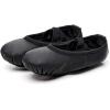 imageStelle Ballet Shoes for Girls Toddler Ballet Slippers Soft Leather Boys Dance Shoes for ToddlerLittle KidBig KidBlack