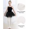 imageStelle Girls Ballet Dance Students School Footed Tight ToddlerLittle KidBig Kid2packwhite