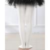 imageStelle Girls Ballet Dance Students School Footed Tight ToddlerLittle KidBig Kid2packwhite