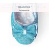 imageStelle Girls Dress Shoes Glitter Princess Shoe Flower Mary Jane Low Heels Party Wedding Prom Footwear for Toddler KidsT08elsa Blue Glitter