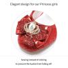 imageStelle Girls Dress Shoes Glitter Princess Shoe Flower Mary Jane Low Heels Party Wedding Prom Footwear for Toddler KidsT13ruby Red Glitter