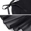 imageStelle Girls Women Ballet Skirt Dance Wrap Skirt Chiffon Toddler Ballet Skirts02black Adjustable Tie