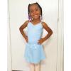 imageStelle Girls Women Ballet Skirt Dance Wrap Skirt Chiffon Toddler Ballet Skirts02blue Adjustable Tie