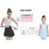 imageStelle Girls Women Ballet Skirt Dance Wrap Skirt Chiffon Toddler Ballet Skirts02blue Adjustable Tie