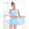 imageStelle Girls Women Ballet Skirt Dance Wrap Skirt Chiffon Toddler Ballet Skirts02blue Adjustable Tie