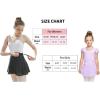 imageStelle Girls Women Ballet Skirt Dance Wrap Skirt Chiffon Toddler Ballet Skirts02lavender Adjustable Tie