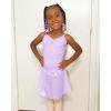 imageStelle Girls Women Ballet Skirt Dance Wrap Skirt Chiffon Toddler Ballet Skirts02lavender Adjustable Tie