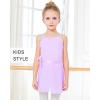 imageStelle Girls Women Ballet Skirt Dance Wrap Skirt Chiffon Toddler Ballet Skirts02lavender Adjustable Tie