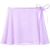 imageStelle Girls Women Ballet Skirt Dance Wrap Skirt Chiffon Toddler Ballet Skirts02lavender Adjustable Tie