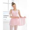 imageStelle Girls Women Ballet Skirt Dance Wrap Skirt Chiffon Toddler Ballet Skirts02pink Adjustable Tie