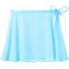 imageStelle Girls Women Ballet Skirt Dance Wrap Skirt Chiffon Toddler Ballet Skirts02pool Blue Adjustable Tie