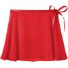 imageStelle Girls Women Ballet Skirt Dance Wrap Skirt Chiffon Toddler Ballet Skirts02red Adjustable Tie