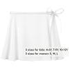 imageStelle Girls Women Ballet Skirt Dance Wrap Skirt Chiffon Toddler Ballet Skirts02white Adjustable Tie