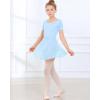 imageStelle Girls Women Ballet Skirt Dance Wrap Skirt Chiffon Toddler Ballet Skirts04blue Shiny Skirtad Tie