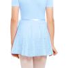 imageStelle Girls Women Ballet Skirt Dance Wrap Skirt Chiffon Toddler Ballet Skirts04blue Shiny Skirtad Tie