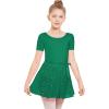 imageStelle Girls Women Ballet Skirt Dance Wrap Skirt Chiffon Toddler Ballet Skirts04green Shiny Skirtad Tie