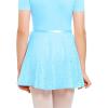 imageStelle Girls Women Ballet Skirt Dance Wrap Skirt Chiffon Toddler Ballet Skirts04pool Blue Shiny Skirtad Tie