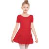 imageStelle Girls Women Ballet Skirt Dance Wrap Skirt Chiffon Toddler Ballet Skirts04red Shiny Skirtad Tie