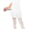 imageStelle Girls Women Ballet Skirt Dance Wrap Skirt Chiffon Toddler Ballet Skirts04white Shiny Skirtad Tie