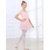 imageStelle Girls Women Ballet Skirt Dance Wrap Skirt Chiffon Toddler Ballet Skirts05pink Shiny Skirt Pull on 