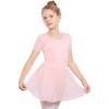 imageStelle Girls Women Ballet Skirt Dance Wrap Skirt Chiffon Toddler Ballet Skirts05pink Shiny Skirt Pull on 