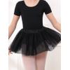 imageStelle Girls Women Ballet Skirt Dance Wrap Skirt Chiffon Toddler Ballet Skirts06black Tutu Skirt