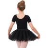 imageStelle Girls Women Ballet Skirt Dance Wrap Skirt Chiffon Toddler Ballet Skirts06black Tutu Skirt