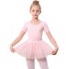 imageStelle Girls Women Ballet Skirt Dance Wrap Skirt Chiffon Toddler Ballet Skirts07pink Shiny Tutu Skirt
