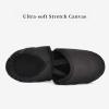 imageStelle Half Soles Dance Shoes Women Men Canvas Lyrical Pirouette Ballet Shoes Turners Dance Shoes for ContemporaryBlack