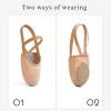 imageStelle Half Soles Dance Shoes Women Men Canvas Lyrical Pirouette Ballet Shoes Turners Dance Shoes for ContemporarySand