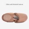 imageStelle Half Soles Dance Shoes Women Men Canvas Lyrical Pirouette Ballet Shoes Turners Dance Shoes for ContemporaryTan