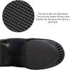 imageStelle Jazz Shoes for Girls Boys Leather Unisex SlipOn Dance Shoes ToddlerLittle KidBig KidBlack