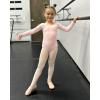 imageStelle Long Sleeve Ballet Leotards for Girls Dance Leotard Black Gymnastics Ballet Outfits ToddlerLittle KidBig kidBallet Pink