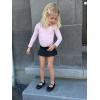 imageStelle Long Sleeve Ballet Leotards for Girls Dance Leotard Black Gymnastics Ballet Outfits ToddlerLittle KidBig kidBallet Pink