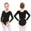imageStelle Long Sleeve Ballet Leotards for Girls Dance Leotard Black Gymnastics Ballet Outfits ToddlerLittle KidBig kidBlack