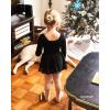 imageStelle Long Sleeve Ballet Leotards for Girls Dance Leotard Black Gymnastics Ballet Outfits ToddlerLittle KidBig kidBlack