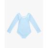 imageStelle Long Sleeve Ballet Leotards for Girls Dance Leotard Black Gymnastics Ballet Outfits ToddlerLittle KidBig kidBlue