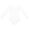 imageStelle Long Sleeve Ballet Leotards for Girls Dance Leotard Black Gymnastics Ballet Outfits ToddlerLittle KidBig kidWhite