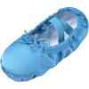 imageStelle Ballet Shoes for Girls SatinRibbons Ballet Slippers Dance ShoesToddlerLittleBig KidsBlue