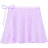 04-lavender Shiny Skirt(ad Tie)