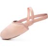 imageStelle Half Soles Dance Shoes Women Men Canvas Lyrical Pirouette Ballet Shoes Turners Dance Shoes for ContemporaryBallet Pink