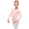 imageStelle Long Sleeve Ballet Leotards for Girls Dance Leotard Black Gymnastics Ballet Outfits ToddlerLittle KidBig kidBallet Pink