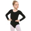 imageStelle Long Sleeve Ballet Leotards for Girls Dance Leotard Black Gymnastics Ballet Outfits ToddlerLittle KidBig kidBlack