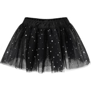 imageStelle Girls Women Ballet Skirt Dance Wrap Skirt Chiffon Toddler Ballet Skirts07black Shiny Tutu Skirt
