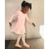 imageStelle Ballet Leotards for Girls Long Sleeve Toddler Dance Leotard Outfits with Skirt ClassicLittleBig KidBallet Pink