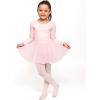 imageStelle Ballet Leotards for Girls Long Sleeve Toddler Dance Leotard Outfits with Skirt ClassicLittleBig KidBallet Pink