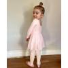 imageStelle Ballet Leotards for Girls Long Sleeve Toddler Dance Leotard Outfits with Skirt ClassicLittleBig KidBallet Pink