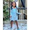 imageStelle Ballet Leotards for Girls Long Sleeve Toddler Dance Leotard Outfits with Skirt ClassicLittleBig KidBlue